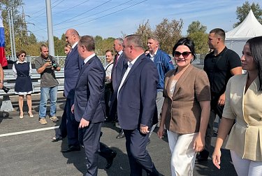 В Оренбурге открыт мост через Сакмару